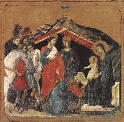 Duccio di Buoninsegna Adoration of the Magi (mk08) Norge oil painting art